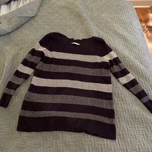 Stripe knit sweater